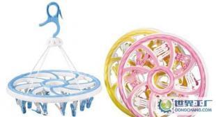 晾晒生活，细节之美 家居塑料用品中的晒衣架与袜子架